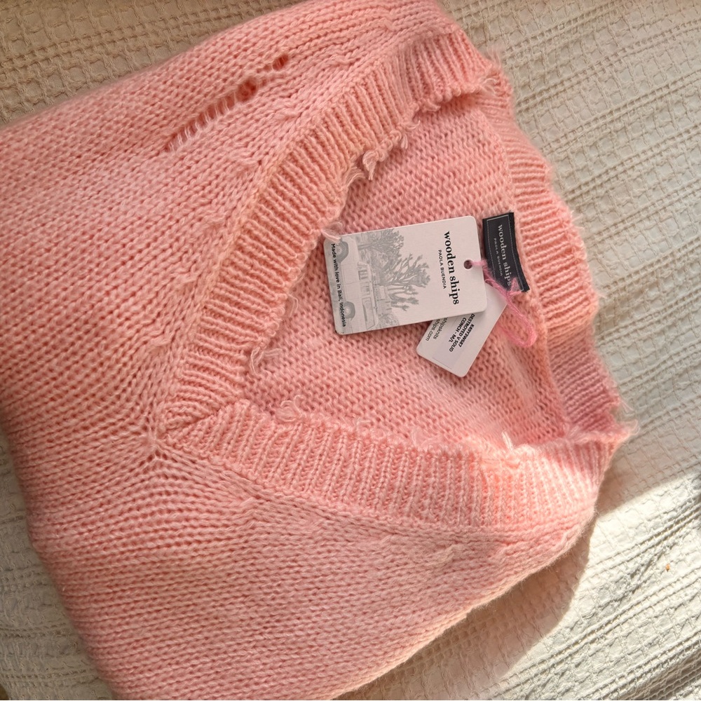 Wooden Ships Destroyed V Neck sweater